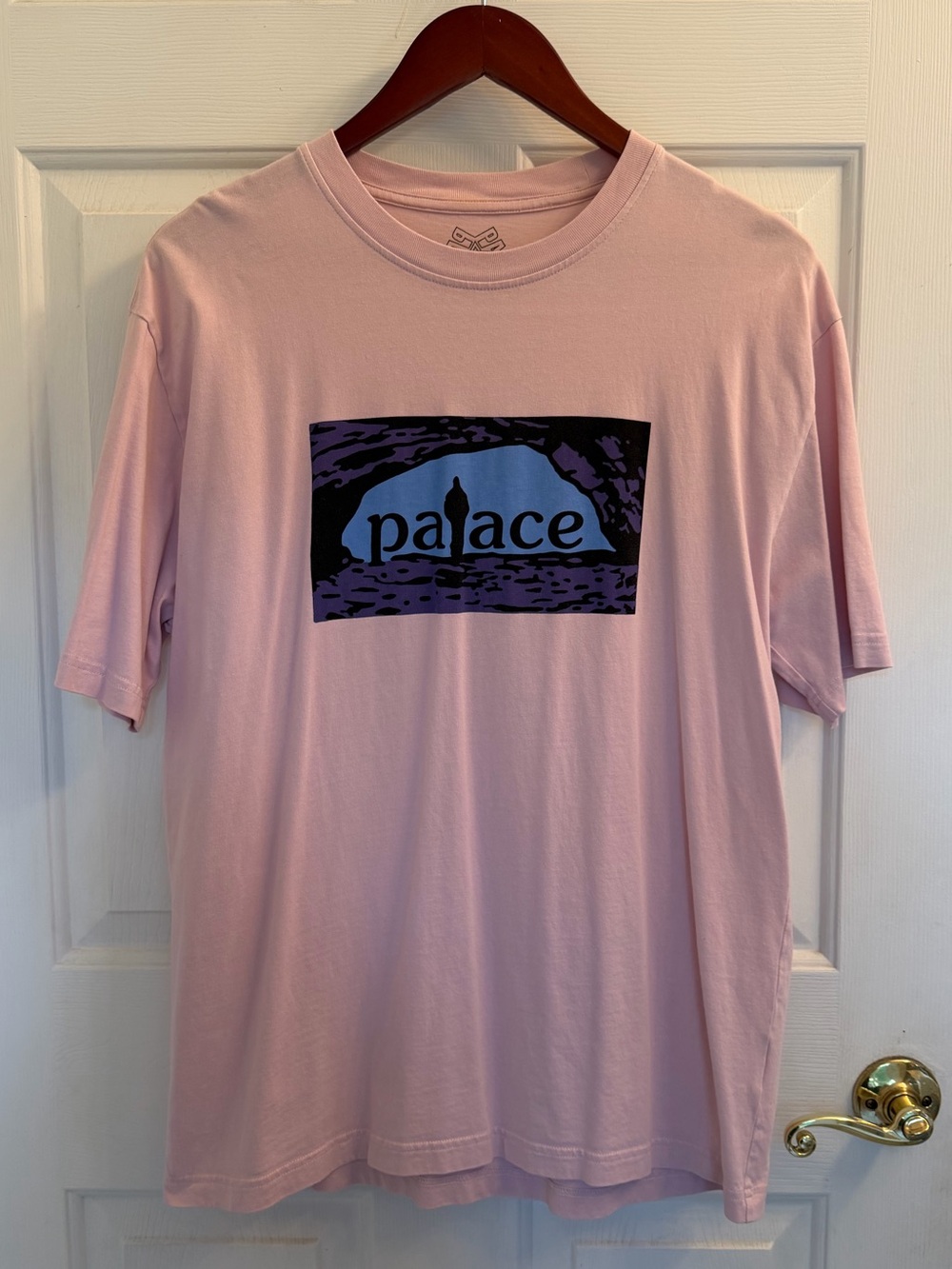 PALACE Pink Logo Tee